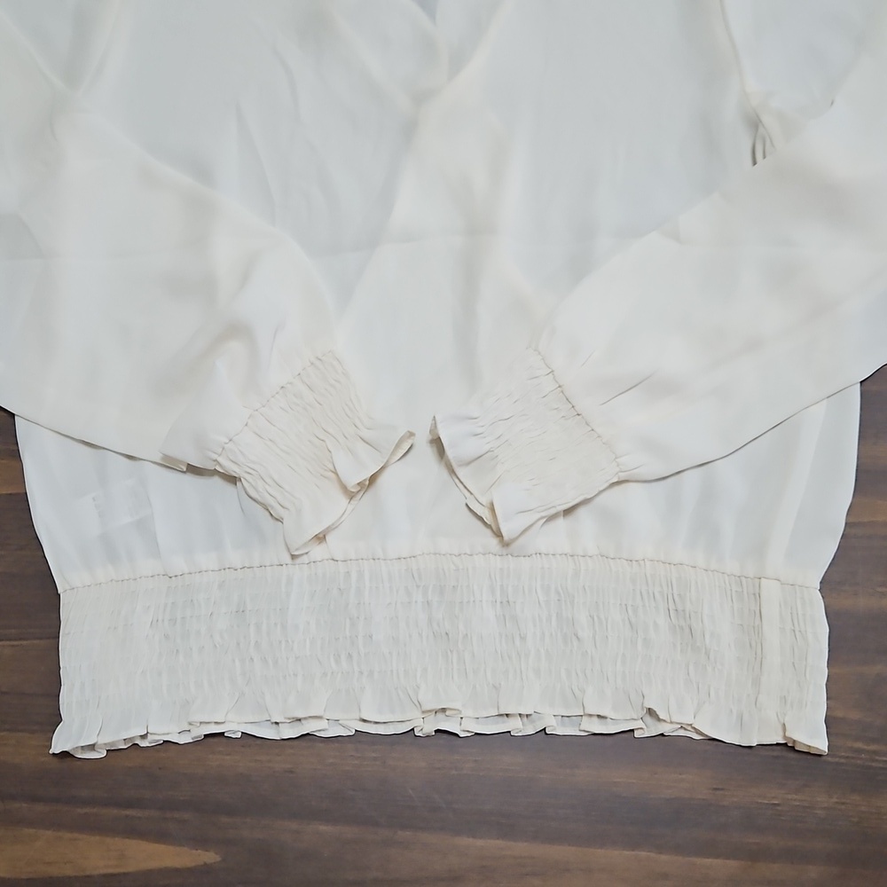 Counterparts Cream Ruffle Blouse - Picture 4 of 11